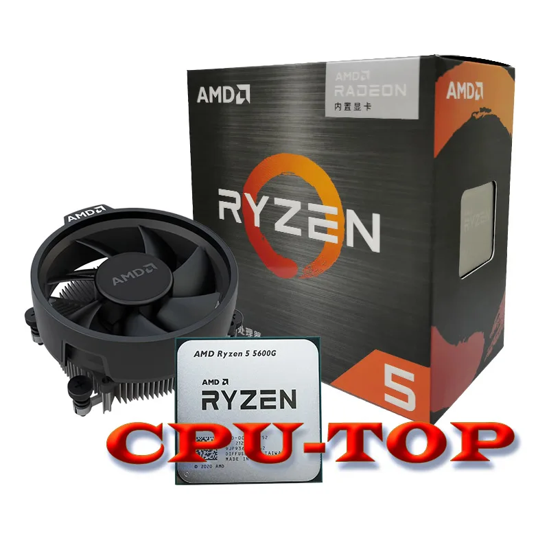 Процессор AMD Ryzen 5 5600G R5 3 9 ГГц шестиядерный двенадцатипоточный процессор 65 Вт L3 = 16M