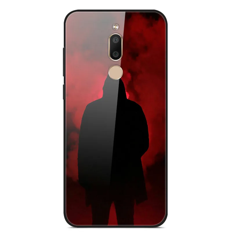Чехол из закаленного стекла для Meizu note 9, мягкий бампер, 3D принт, чехол для Meizu 16XS X8 15 Lite M8 Lite M6T, стеклянный чехол для телефона - Цвет: 10