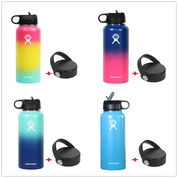 

18oz/32oz/40oz Stainless Steel Water Bottle Hydro Flask Coffee Bottle Vacuum Insulated Wide Mouth Travel Portable Thermal Bottle