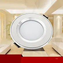 Светодиодный три-Цвет осветительный прожектор, 2,5-дюймовый 3W5W открытия 8 сантиметров встроенный, потолочный прожектор Гостиная dong Дэн полный набор