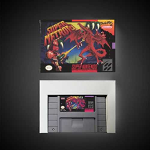 

Super Metroided - RPG Game Card Battery Save US Version Retail Box