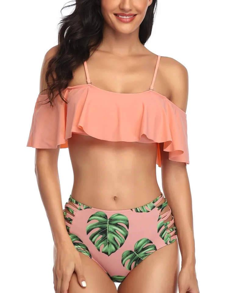 pregnant high waisted bikini