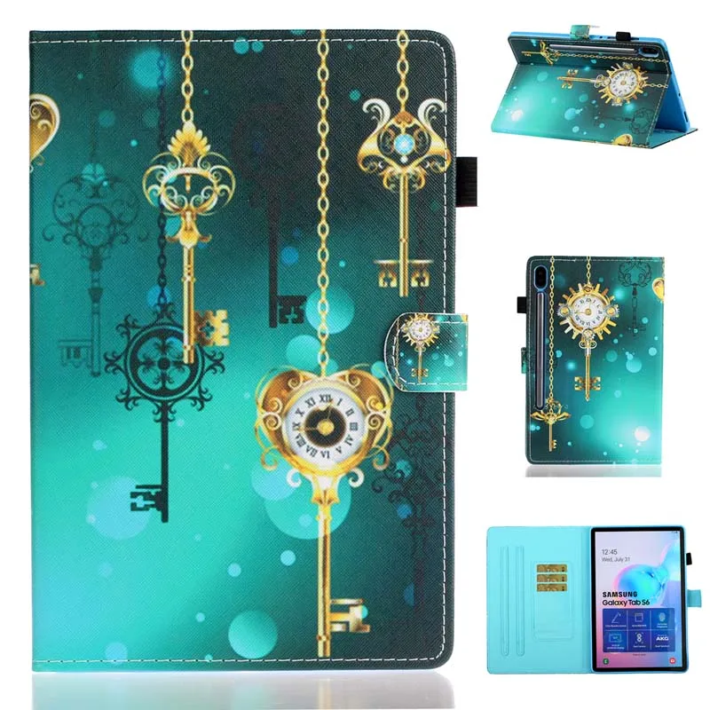 Case Магнитный умный чехол для Samsung Galaxy Tab S6 10,5 SM-T860 SM-T865 чехол для планшета Galaxy Tab S6 T860 T865 Capa+ пленка+ ручка - Цвет: Case