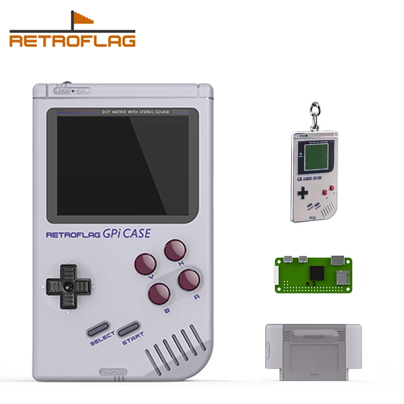 В наличии! Чехол Retroflag GPi для Raspberry Pi Zero и W с безопасным отключением|Портативные