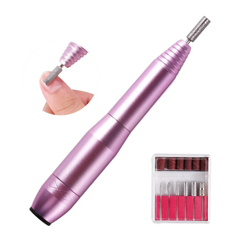 1set Electric Nail Drill Machine 35000RPM Manicure Drill Machine Pedicure Drill Salon Nail Drill Professional Nail Drill Machine