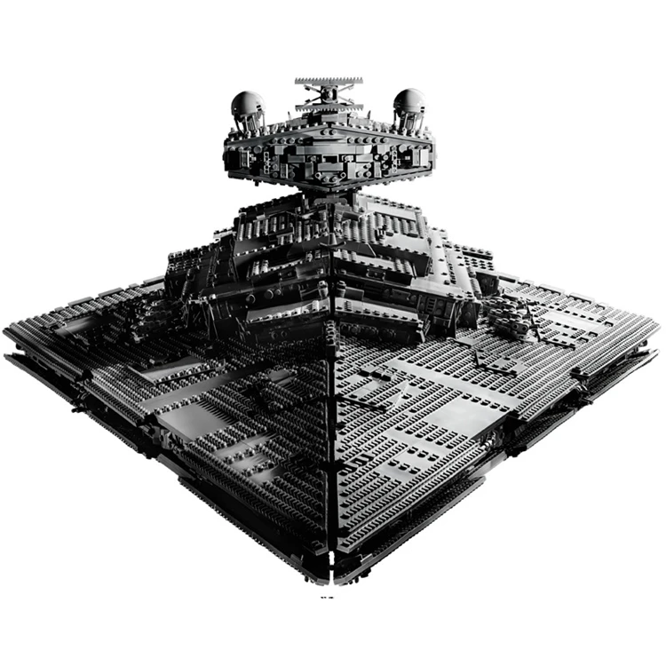 81098 Звездные игрушки, 5278 шт, войны, совместимые с 75252 UCS, имперский Звездный разрушитель, строительные блоки, кирпичи, детские рождественские игрушки, подарки