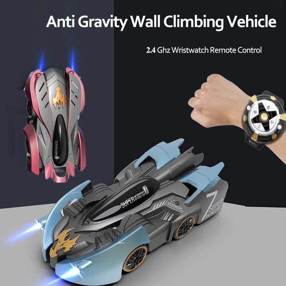 2.4G Mini Anti Gravity Wall Climbing Rc Car Electric 360 Rotazione Acrobatica Rc Car Watch Telecomando Antigravity Auto Toy Car Kid