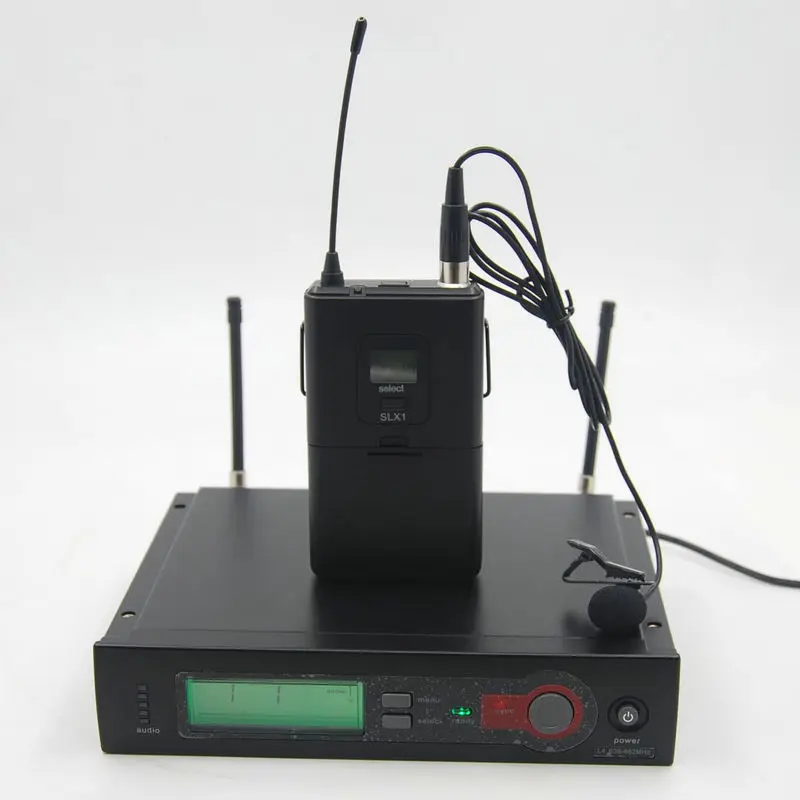 Профессиональный SLX14 UHF беспроводной микрофон для караоке системы с беспроводным нательный передатчик гарнитура микрофон 572-596 МГц