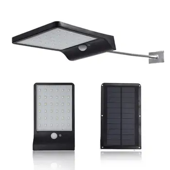 

3 Modes 36LED Solar Power Motion Sensor Wall Light Outdoor IP65 Waterproof Street Lamp Courtyard Garden Floodlight
