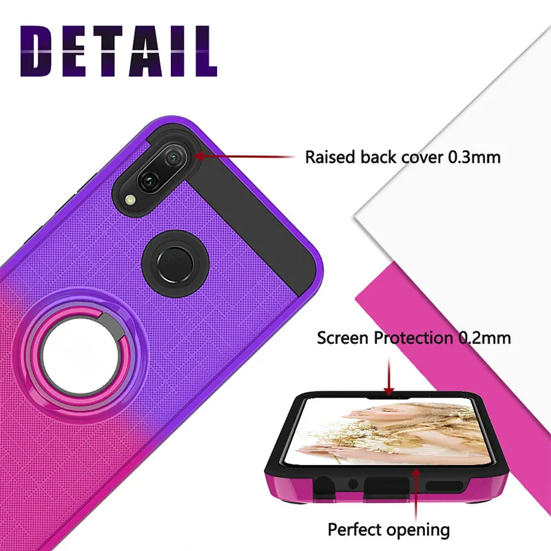 Для huawei Y9 JKM-AL00 JKM-LX3 JKM-L23 чехол для huawei наслаждаться 9 Plus JKM-L22 JKM-LX1 JKM-LX2 JKM-L21 ТПУ 2 в 1 чехол для телефона