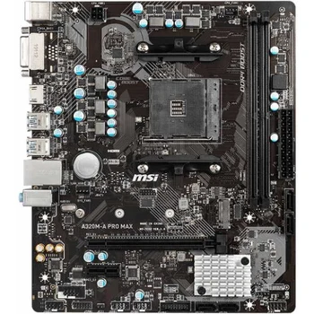 

Motherboard MSI A320M-A PRO MAX SocketAM4 AMD A320, mATX, RET