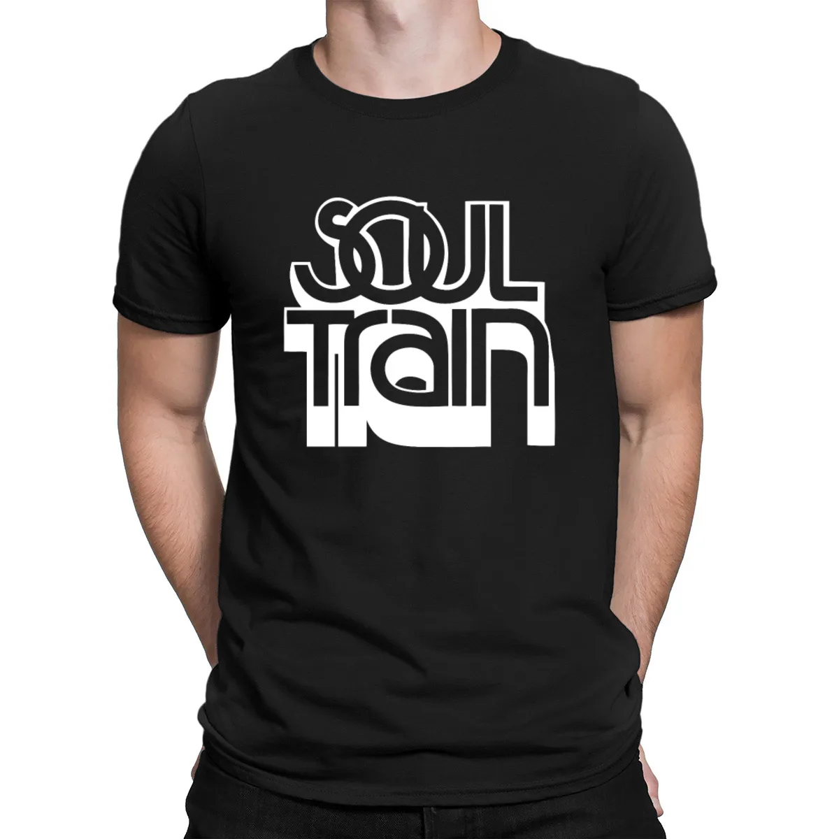 Soul Train, футболки, Летний стиль, необычная персонализированная футболка для мужчин, Супероблегающая Мужская S-3xl