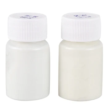 

2 x 30G Glow in the Dark Acrylic Luminous Paint Bright Pigment Graffiti Party, Sky blue + Blue green