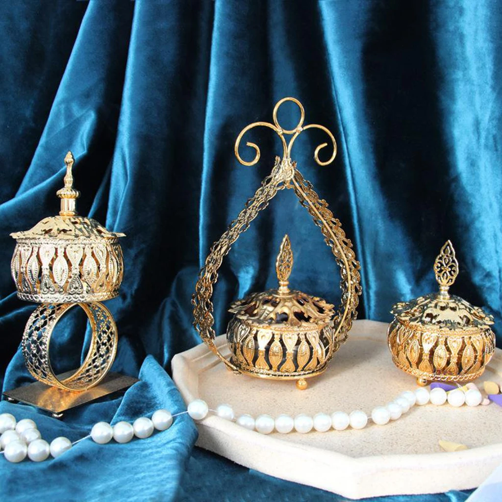 Large Incense Burners Censer Buddhism Home Tea House Yoga Studio Hotel Decor 24.5x14.5cm