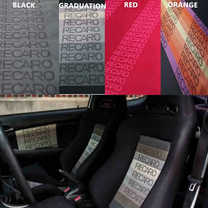 Ткань для чехла на сиденье JDM Recaro все цвета облицовочная ткань 1 м x 6 | Автомобили и