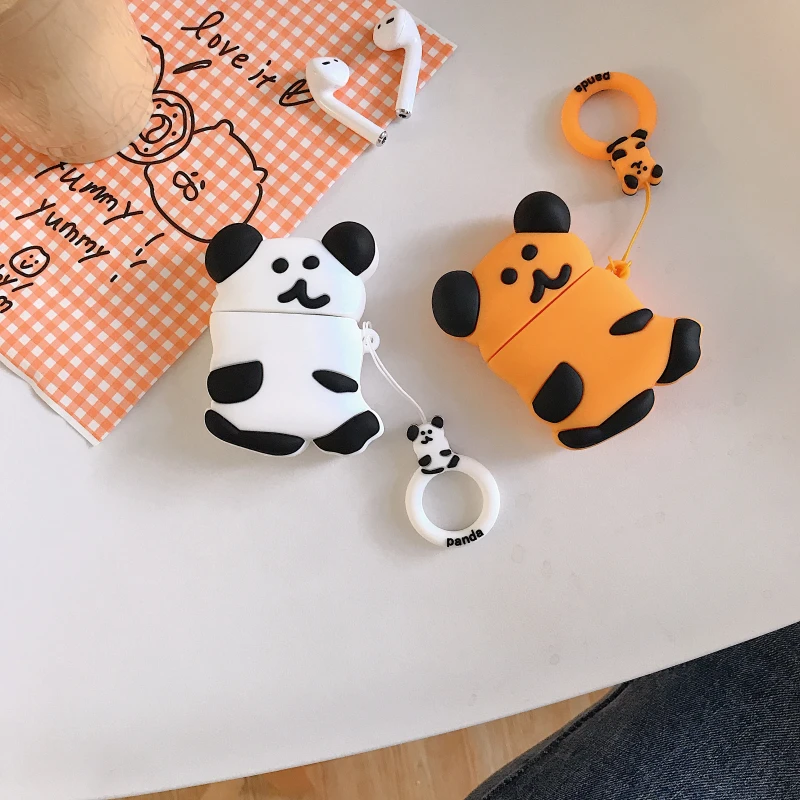 3D корейский милый мультяшный медведь ударопрочный чехол для наушников