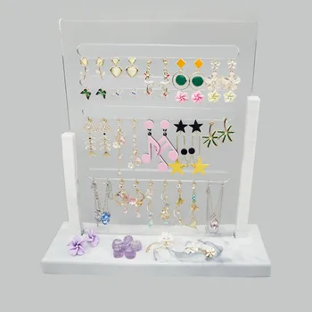 

Diy Crystal Epoxy Resin Mold Earrings Rack Silicone Mold Display Stand Earring Pendant Jewelry Rack Storage Set Mold