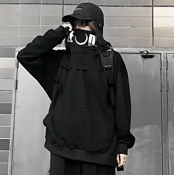 

Autumn and winter Korean Harajuku bf wind loose retro turtleneck sweatshirt women