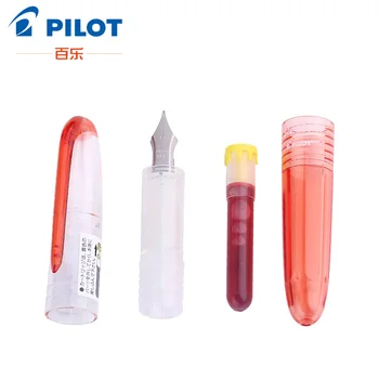

4 Piece Pilot Petit1 Mini Fountain Pen - Fine Nib Transparent Colorful Ink Pen Writing Supplies SPN-20F