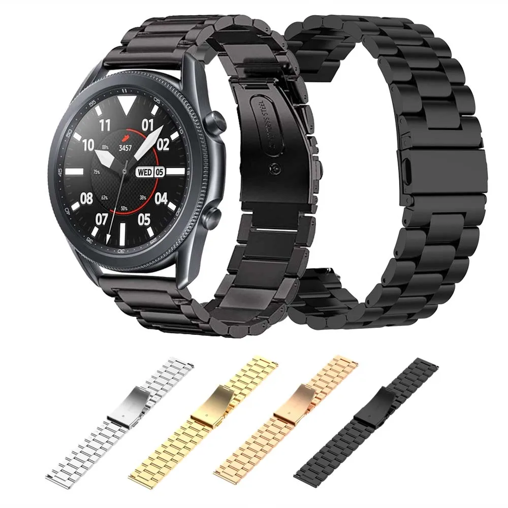 Ремешок из нержавеющей стали для Galaxy Watch 3 41/45 сменный Браслет watch