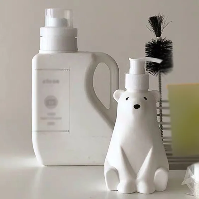 Bear Shape Kitchen Soap Dispenser Liquid Shampoo Shower Gel Lotion Dispensing Bottle Hand Sanitizer Cute Press Pumps soap dispenser soap pump