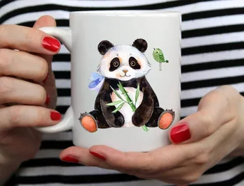 

Panda Mugs Travel Beer Cup Porcelain Coffee Tea Cups