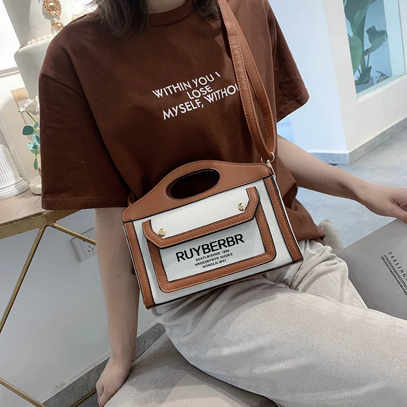 

Skew hundreds of new style Korean slant-style women's bag single-shoulder hand-held tide bag 2019