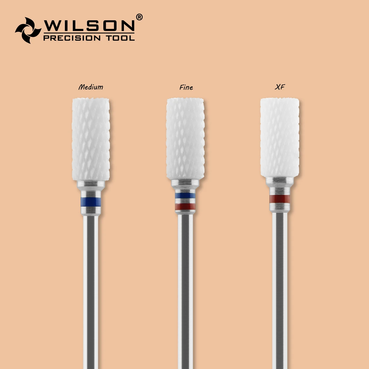 WilsonDental боры в форме бочонка Наконечник поперечной резки белый твердый Цирконий