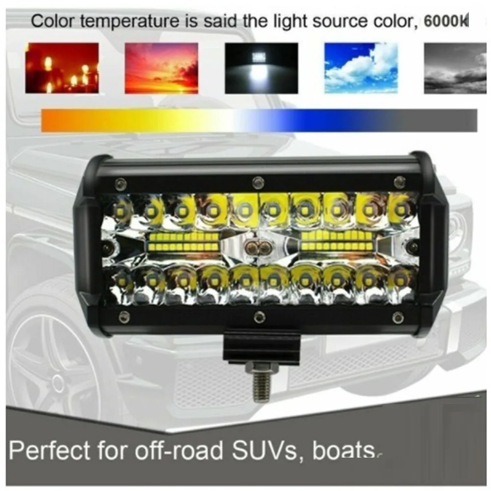 Балки для 2x светильник для автомобиля водонепроницаемый грузовик Обновленная новая лампа SUV Наводнение | комбинированный светодиодный светильник s " автомобильный точечный рабочий бар 400 Вт внедорожный