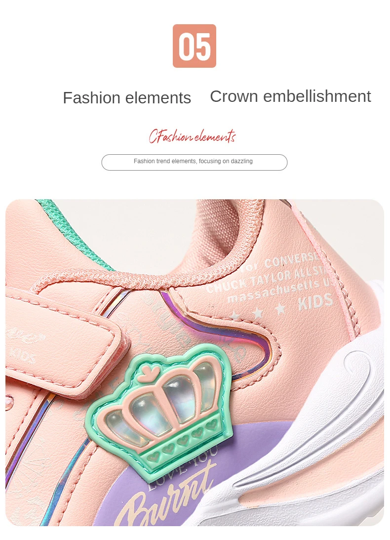 children's shoes for sale WKPK Children Sneakers Fashion Cute Princess Shoes Comfortable Lightweight Girls Outdoor Casual Booties Activity Supplies leather girl in boots