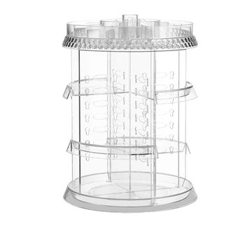 

Adjustable 360 Degree Rotating Makeup Organizer Tray/Large Capacity Cosmetics Carousel Spinning Holder Storage Rack Fits Toner