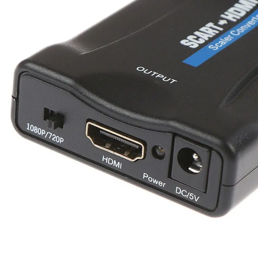 SCART к HDMI адаптер конвертер аудио видео композитный ТВ DVD Sky Box конвертер аудио видео адаптер для HD ТВ Sky Box