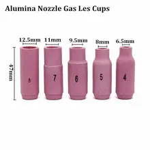 Инструмент сопло газа объектив чашки Металлообработка 17 шт. сварки Stubby#10 тепловое стекло