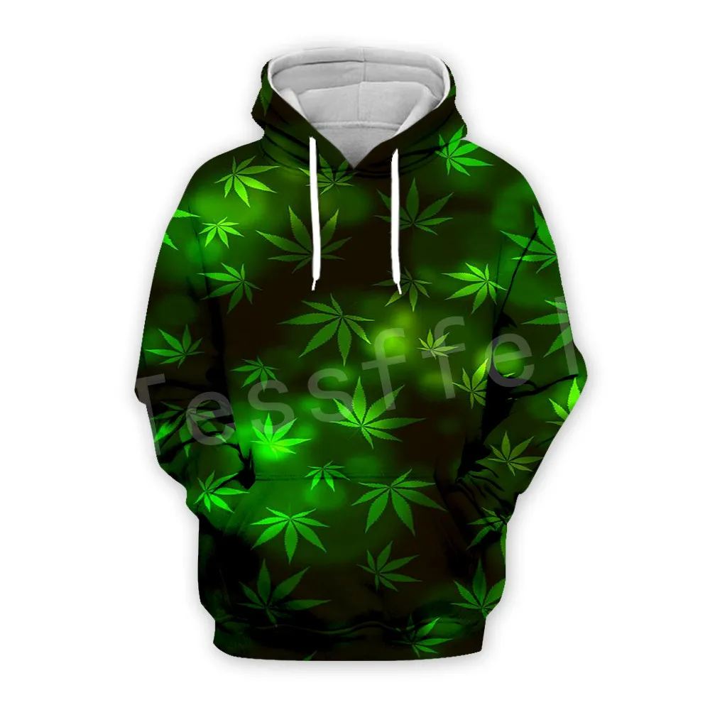 

Tessffel leaf weed grass Cartoon Harajuku Funny Casual Colorful NewFashion 3DPrint Hoodie/Sweatshirt/Jacket/shirts Men Women s-2