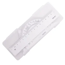 Ensemble de règles en métal, rapporteur de Triangle, règle multifonctionnelle, pour étudiant, cartographie, mesure, dessin, peinture, règle pour école de bureau 