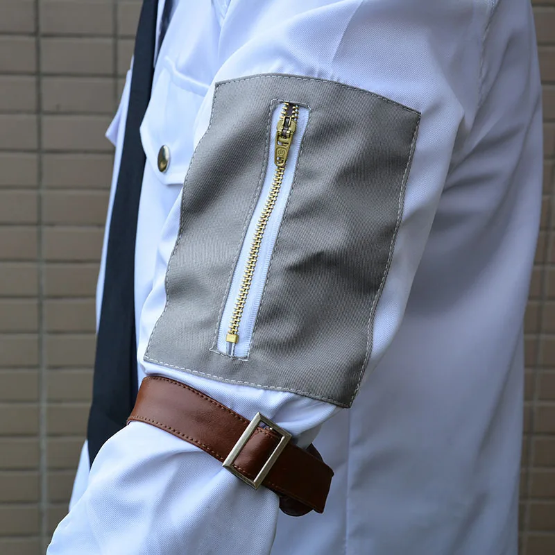 Game PUBG Cosplay Costumes White Shirts Tie Man Woman Same Style Clothing High Quality Men's Hallow