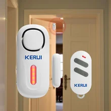 KERUI – système d'alarme de porte magnétique indépendant, sans fil, 120db, capteurs d'ouverture de fenêtre avec télécommande