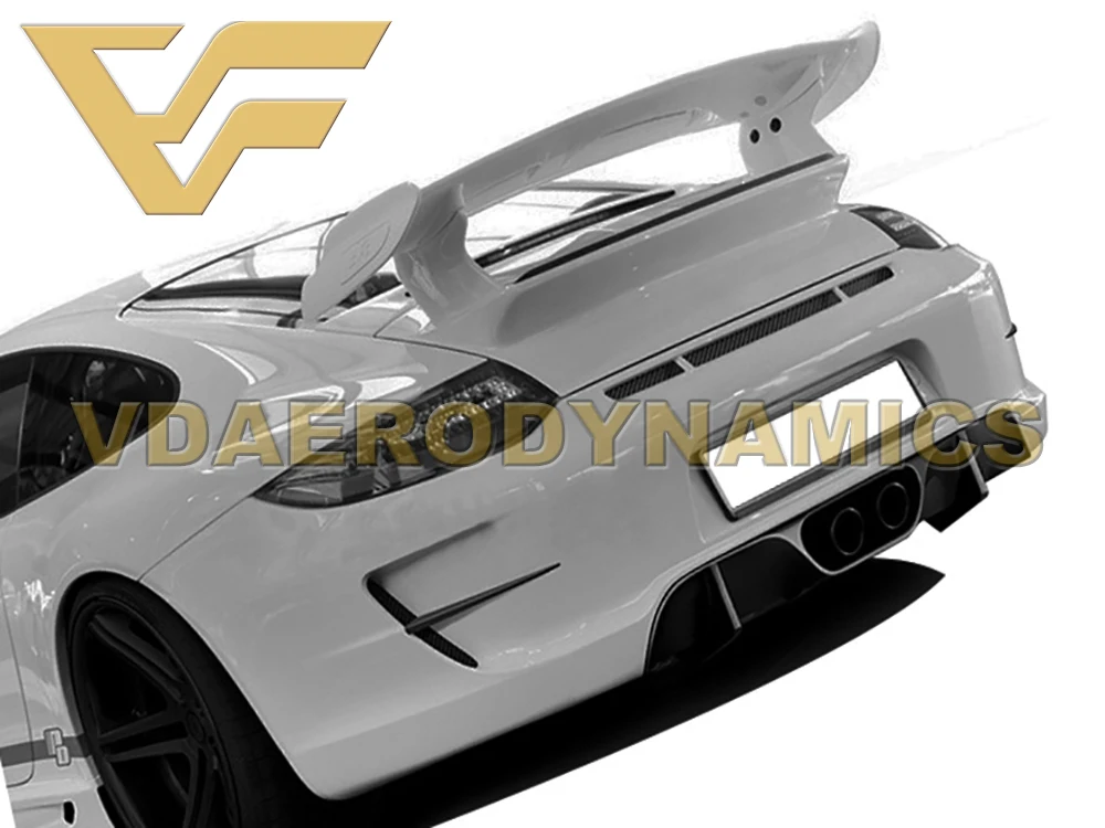 Подходит для 04-11 997 997,1 997,2 Porsche 911 Carrera S 4 4S GTS VAD-PD пластик, армированный волокном, углеродное волокно заднее крыло спойлера