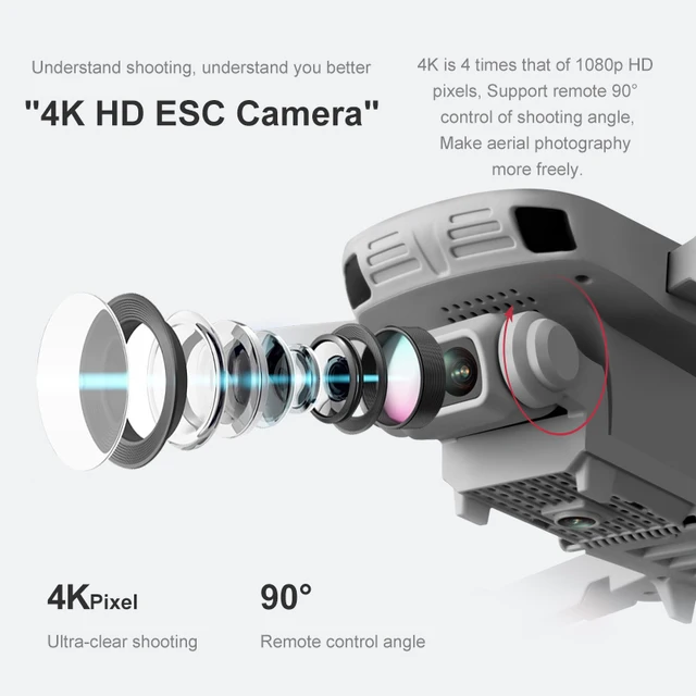 4DRC F8 GPS Drone 5G HD 4K Camera Professional 2000m Image Transmission Brushless Motor Foldable Quadcopter RC Dron Gift 3