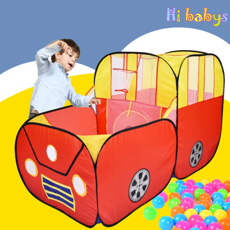 Складные детские игрушки, палатка, детская баскетбольная игрушка, палатка в форме автомобиля, мягкий Экологический материал, складная детская игрушка, палатка, детские подарки