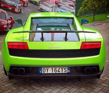 

REAL CARBON FIBER REAR WING TRUNK LIP SPOILER FOR Lamborghini GALLARDO LP550 LP560 LP570 2004-2014