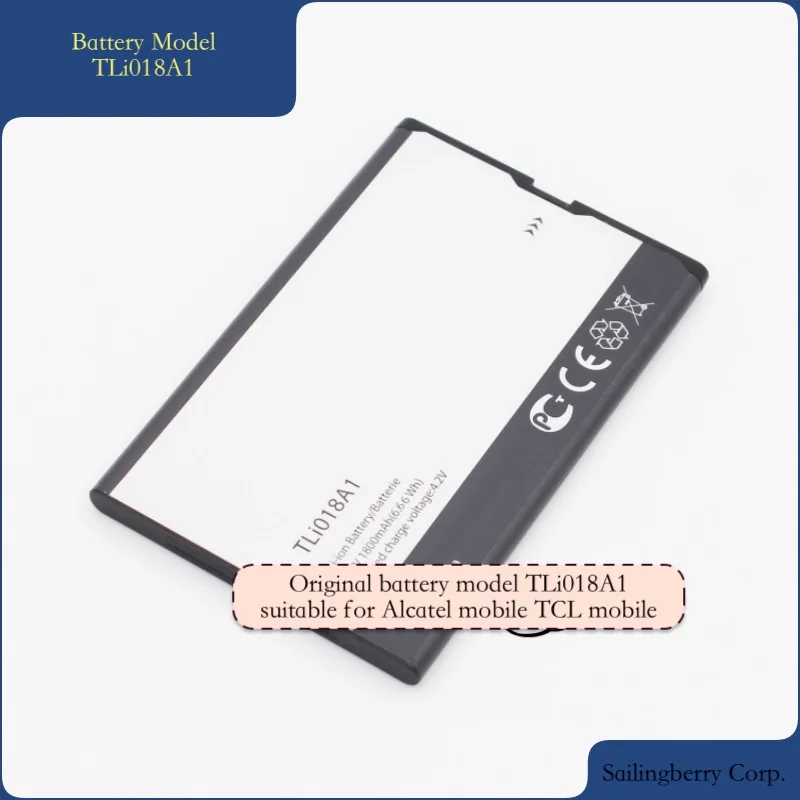 Аккумулятор подходит для Alcatel Mobile TCL mobile с аккумулятором модели TLi018A1