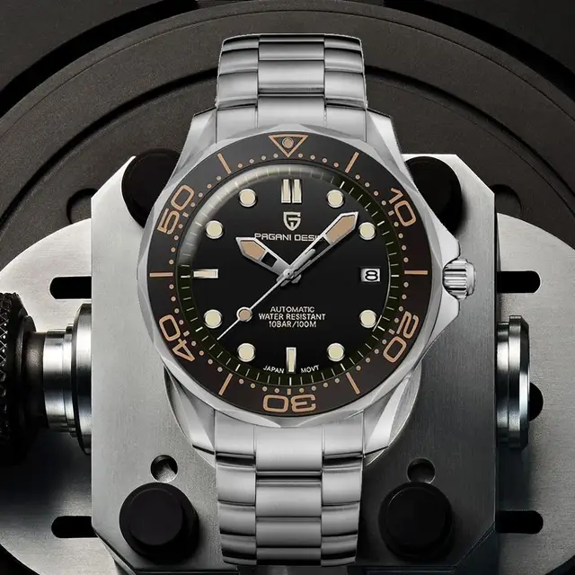 Luxury Automatic Watch Men's Watches Watches color: Black|black mesh|black Silica gel|Blue|Blue Silica gel|Orange|Orange Silica gel|White|white Silica gel