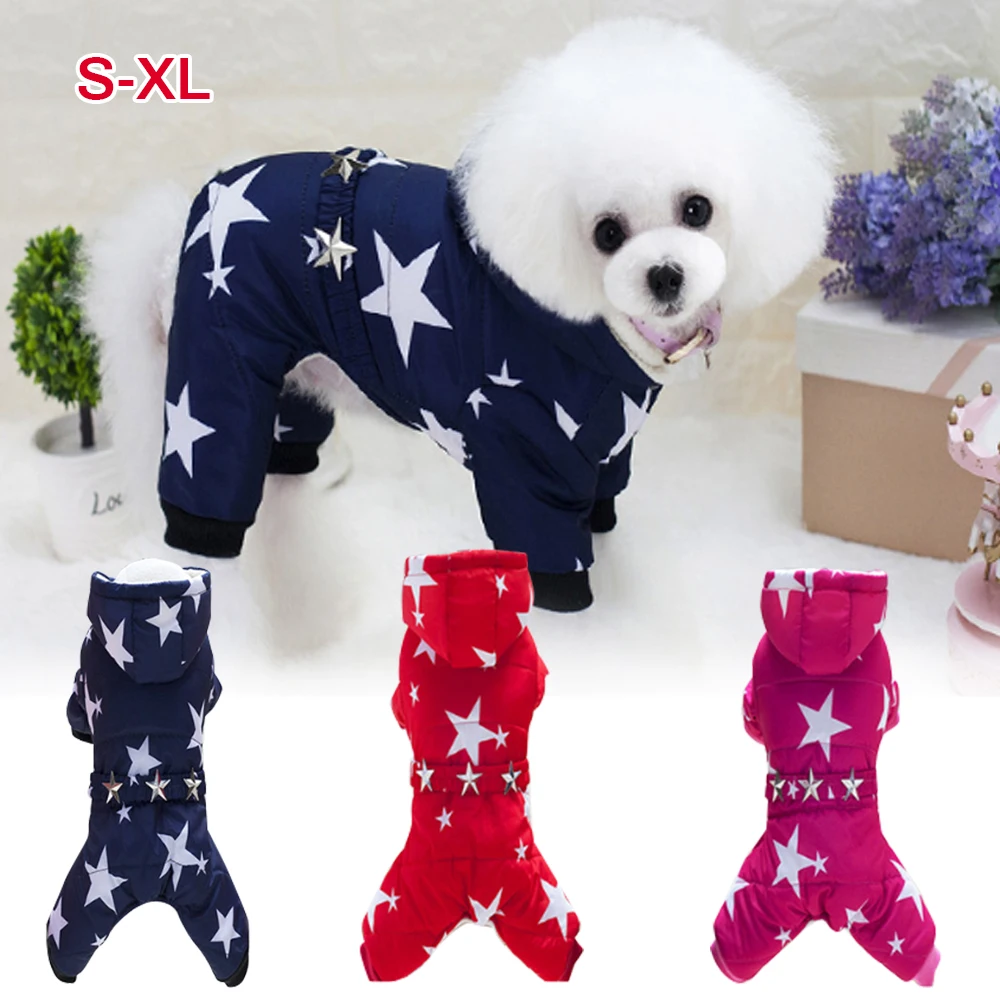 

S-XL All Stars Waterproof Chihuahua Pet Dog Clothes Winter Warm Pet Coat Jacket For dogs Yorkshire Outfit Clothes