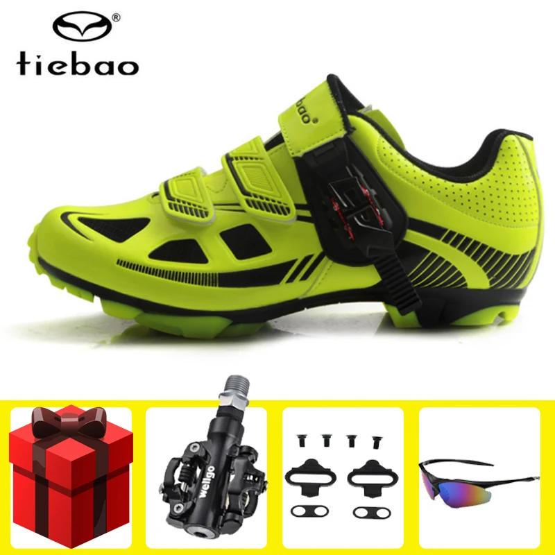 

Tiebao cycling shoes add SPD Pedal set sapatilha ciclismo mtb men sneakers self-locking chaussure vtt bicycle racing bike shoes