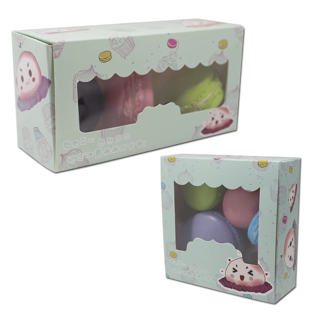 

DHL 250pcs/Lot Printed Party Wedding Favor Package Box For Candy Chocolate Packing Bread Bake Food Storage Case W/ Clear Window