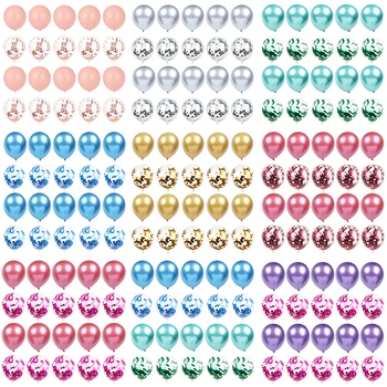 

20Pcs Rose Gold Balloon Set Confetti Metallic Balloons Birthday Party Wedding Decoration Anniversary Globals Baby Shower Balloon