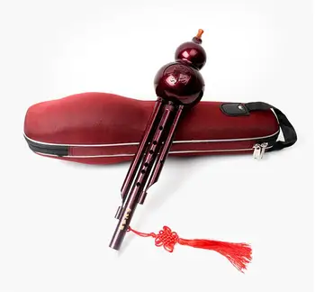 

solid bakelite Chinese Handmade Hulusi traditional Gourd Cucurbit Flute Ethnic hulusi Musical Instrument for new Beginners