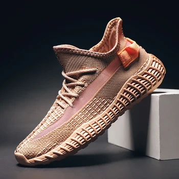 

2020 Hot Sale Jogging Sneakers For Men White Mens Shoes Running FlyWire Man Outdoor Sports Shoes Breathable Gym Shoes Mens