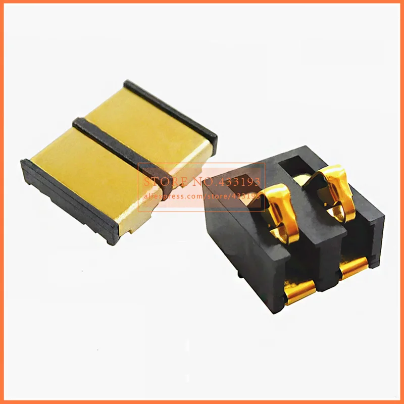 SMD 2Pin шаг внутренняя батарея Разъем Держатель клип контакт Замена мужской и